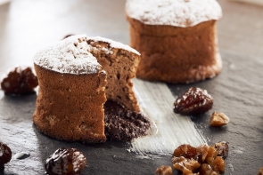 Gâteau moelleux choco-châtaigne - La Table de Michel Dussau - Agen